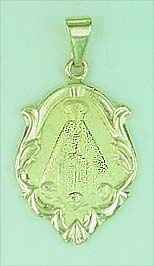 Medalha de Nossa Senhora Aparecida.