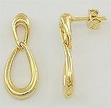 Brinco folheado a ouro 18 K